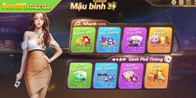 Game Bài V8 Good88 Sảnh Cược Thú Vị Với Tỷ Lệ Trả Thưởng Cao 3 Mậu Binh hấp dẫn